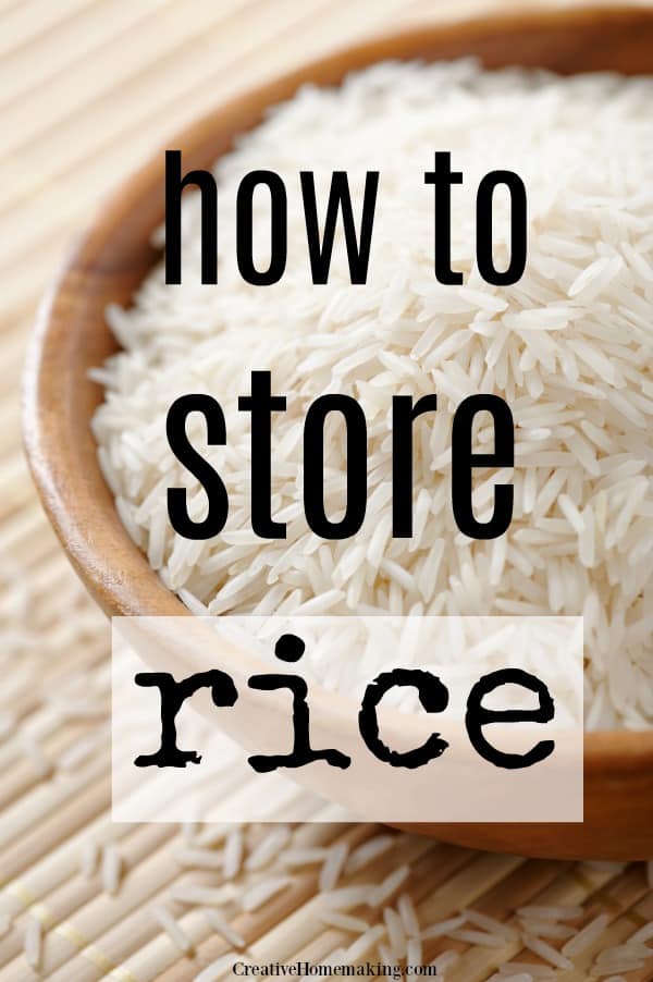 How To Store Rice To Prevent Bugs