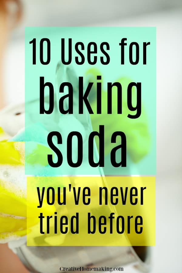Ten uses for baking soda to clean your home that you've never tired before. Some of my favorite cleaning hacks!