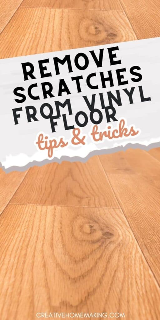 Don't let scratches ruin the look of your vinyl floor any longer. Our expert tips and tricks offer simple solutions to restore your floor's smooth and polished appearance. Whether you're a DIY enthusiast or a home improvement beginner, our guide has everything you need to get started. Pin now and discover how easy it is to remove scratches from your vinyl floor!