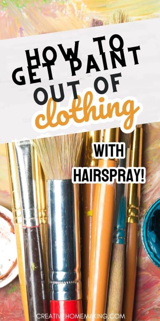 Say goodbye to paint stains on your clothes for good! With this simple hack, you can remove dried paint using just hairspray. Follow our step-by-step guide and enjoy stain-free clothes in no time.