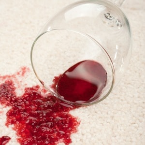 Clever cleaning hack for removing red stains from carpet. Removes even the toughest red stains from white carpet.