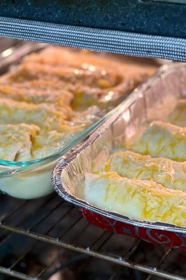 Easy recipe for white chicken enchiladas.