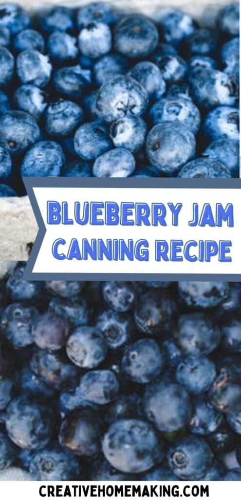 canning blueberry jam