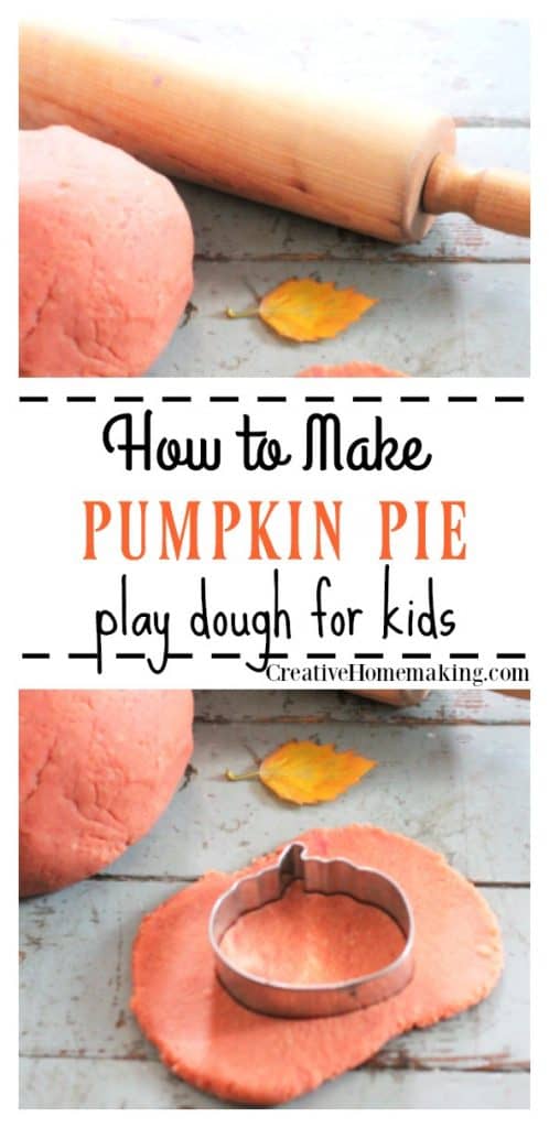 This pumpkin pie play dough is easy to make and a fun fall craft activity for preschool.