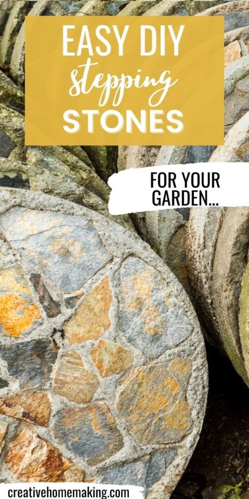 diy stepping stones