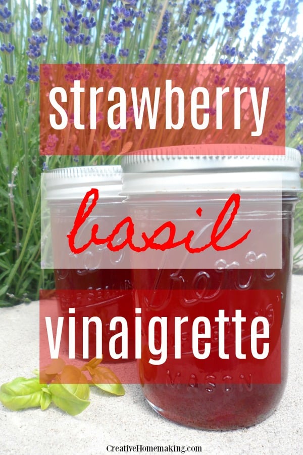 strawberry basil vinaigrette