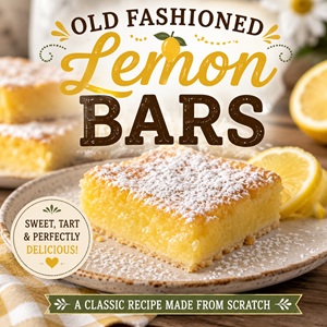 Easy Old Fashioned Lemon Bars From Scratch