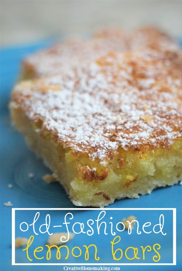 old-fashioned lemon bars