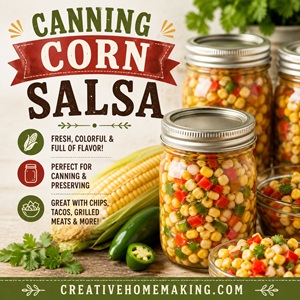 Easy Corn Salsa Recipe for Canning