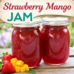 Learn how to make strawberry mango jam with this easy step-by-step guide. Perfect for beginners and a great way to preserve fresh strawberries. Also try strawberry jelly, traditional strawberry jam, strawberry rhubarb jam, and strawberry lemonade jam.