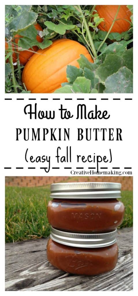 Easy pumpkin butter recipe. One of my favorite fall recipes!