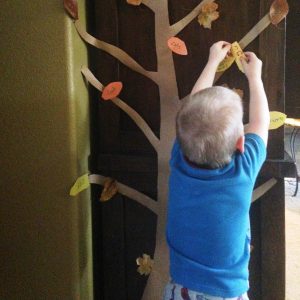 This Thanksgiving blessing tree is a neat Thanksgiving tradition idea for families.