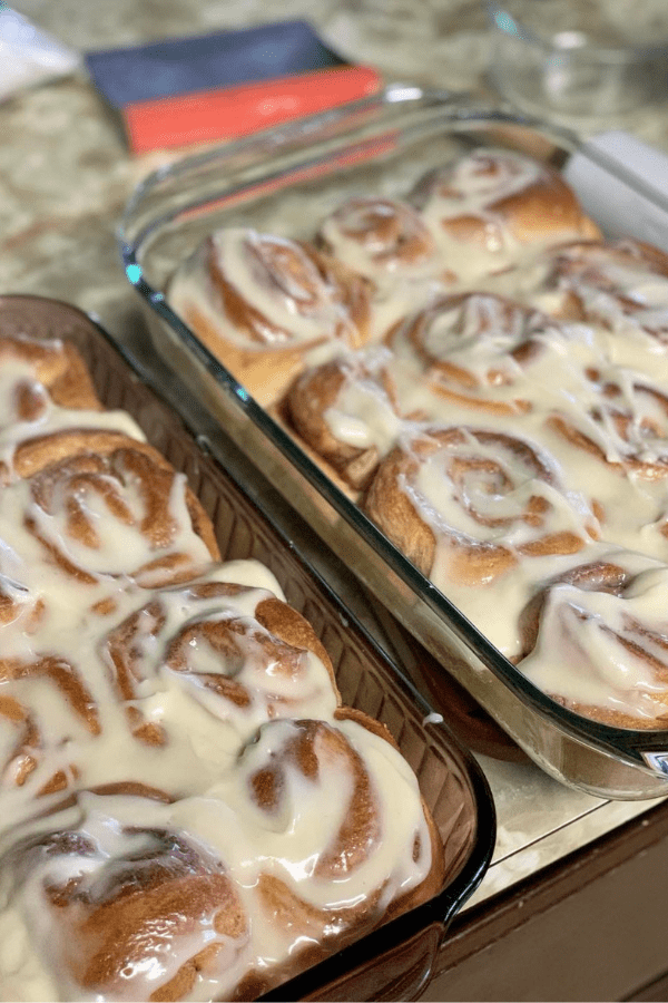Step by step instructions for making homemade cinnamon rolls.