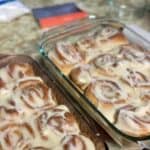 Easy recipe for homemade cinnamon rolls.