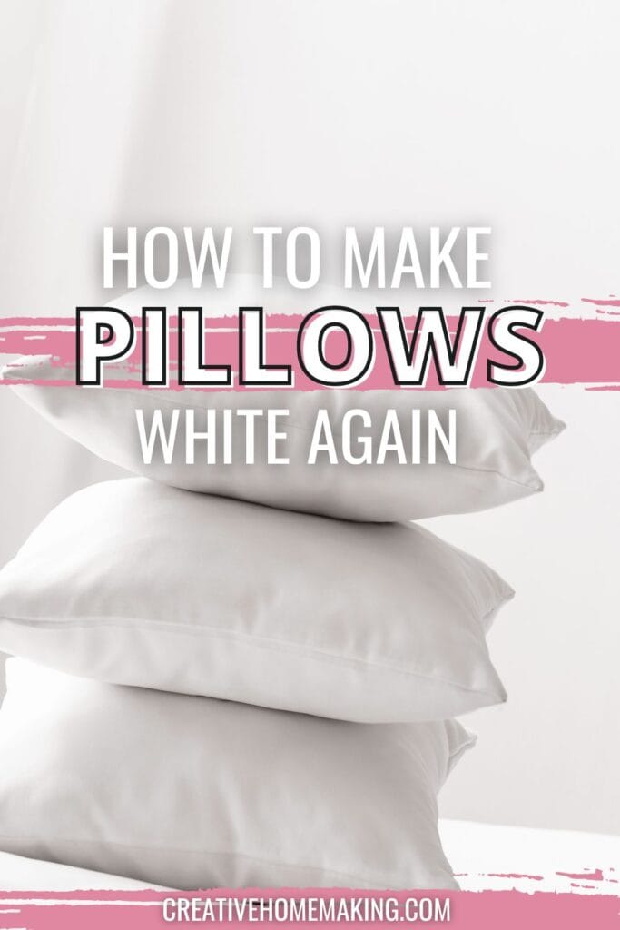 Transform your pillows with these effective techniques to bring back their pristine white color. Discover how to restore your pillows to their former glory with these helpful tips and tricks.