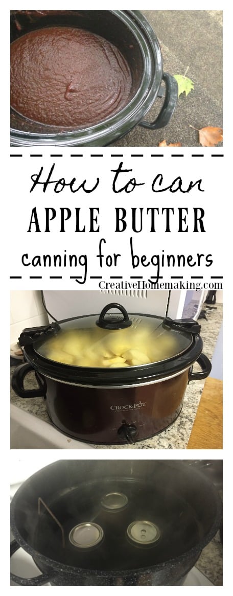 Canning apple butter. Easy recipe for canning apple butter. Canning for beginners.