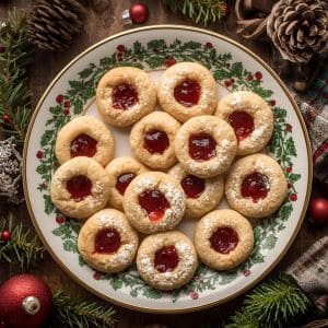 Festive Thumbprint Cookies: The Perfect Christmas Treat