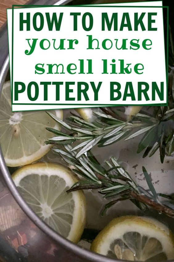 Easy hack for making your home smell like pottery barn! One of my favorite home maintenance tips.