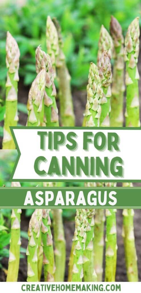 pressure canning asparagus