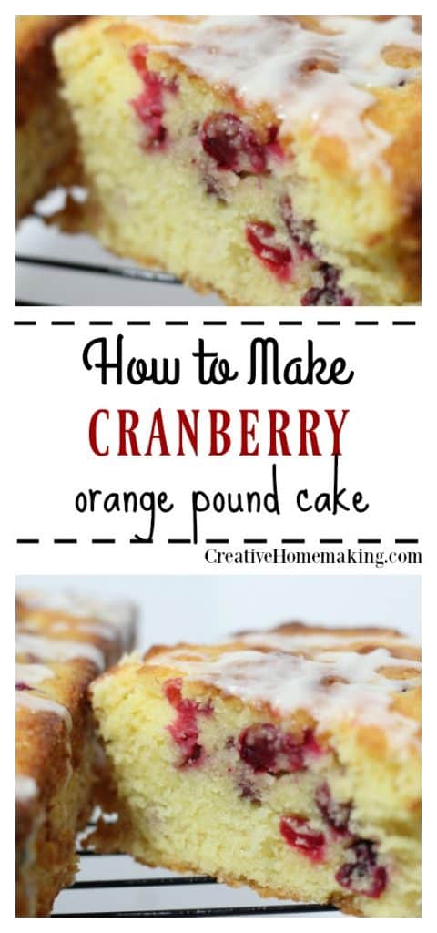 The best recipe for cranberry orange pound cake. One of my favorite holiday baking recipes!