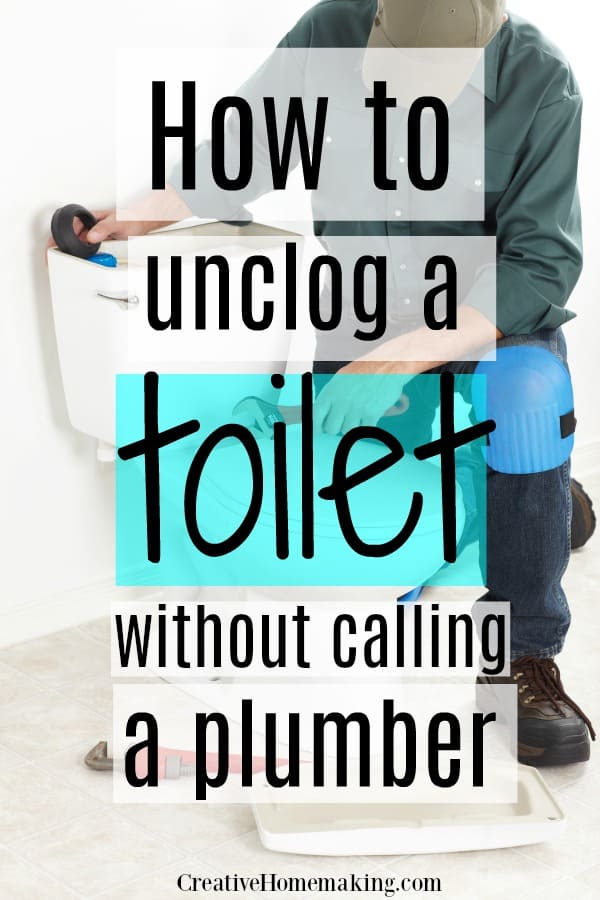 Easy DIY tips for how to unclog a toilet without a plumber.