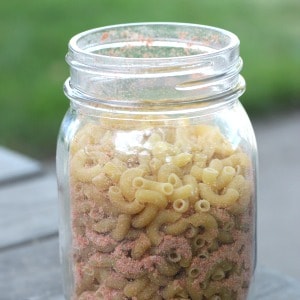 Easy hamburger helper mix in a jar. One of my favorite mixes from scratch!