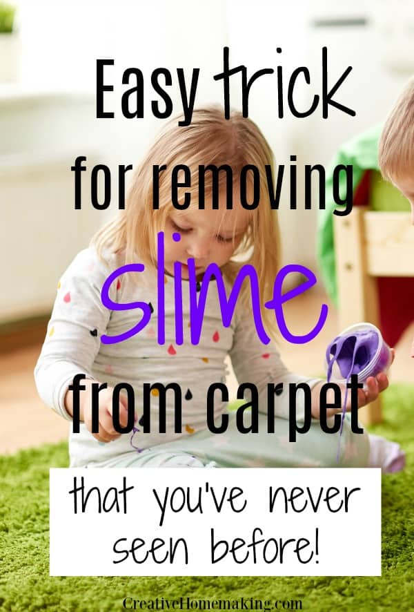 Removing Silly Putty Or Slime From