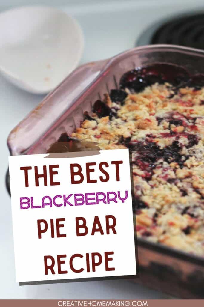 Easy recipe for blackberry pie bars. One of my favorite summer desserts for Fourth of July, Memorial Day, or Labor Day. Perfect for last minute summer picnics or barbecues.