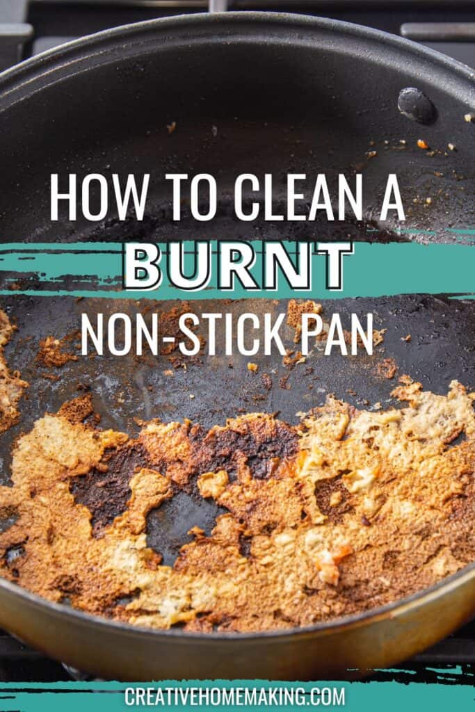 Say goodbye to stubborn burnt residue on your non-stick pan with these simple cleaning methods that will have it looking good as new.