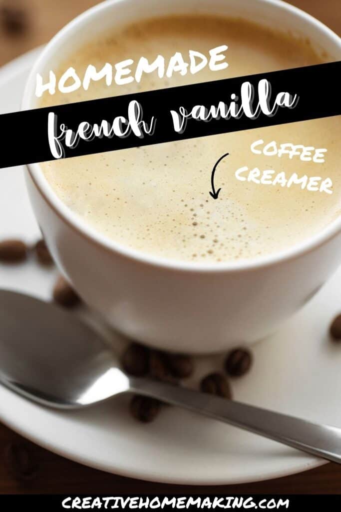 French vanilla coffee creamer recipe