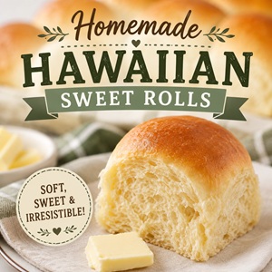 If your family loves Hawaiian rolls, try making them at home! These homemade Hawaiian sweet rolls are soft, fluffy, and delicious with butter. Make them ahead and freeze them so you can have fresh-baked rolls ready for holiday dinners or everyday meals