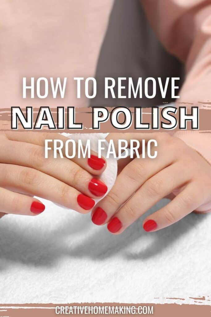 Discover the best tips and tricks for getting rid of nail polish spills on fabric. Say goodbye to stubborn stains and keep your fabric looking as good as new!