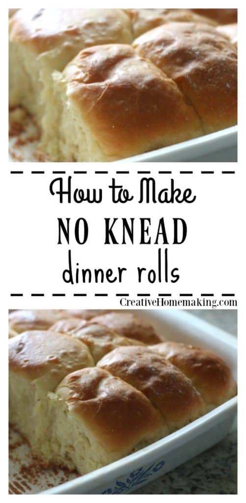 Try my recipe for the best no knead dinner rolls. One of my favorite baking recipes!
