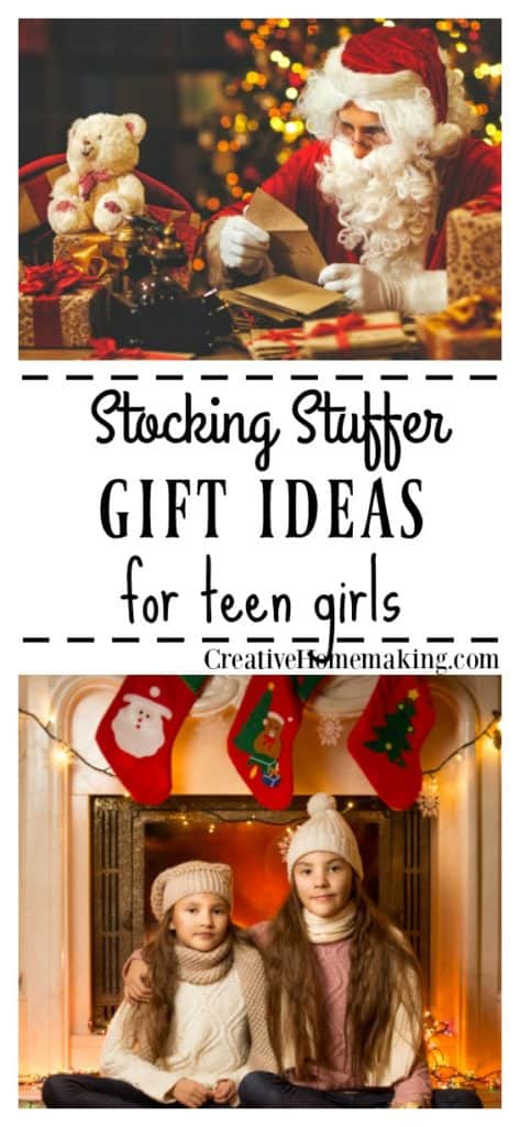 Fun, inexpensive Christmas stocking stuffer gift ideas for pre-teen and teen girls.