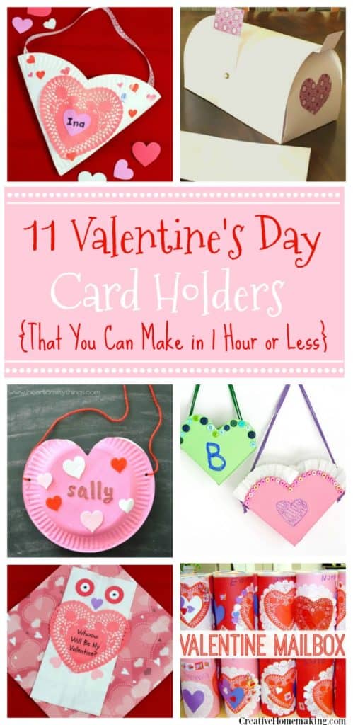 Easy DIY Valentines Day Card Holders