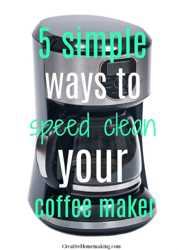 How to clean your coffee maker without vinegar, plus 4 other easy tips for speed cleaning your coffee maker.