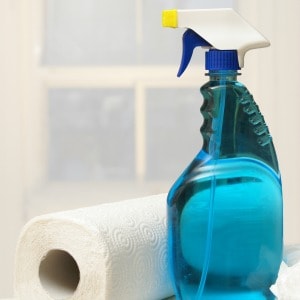 The best homemade glass cleaner. This DIY Windex window cleaner recipe will leave your windows smear and streak free!