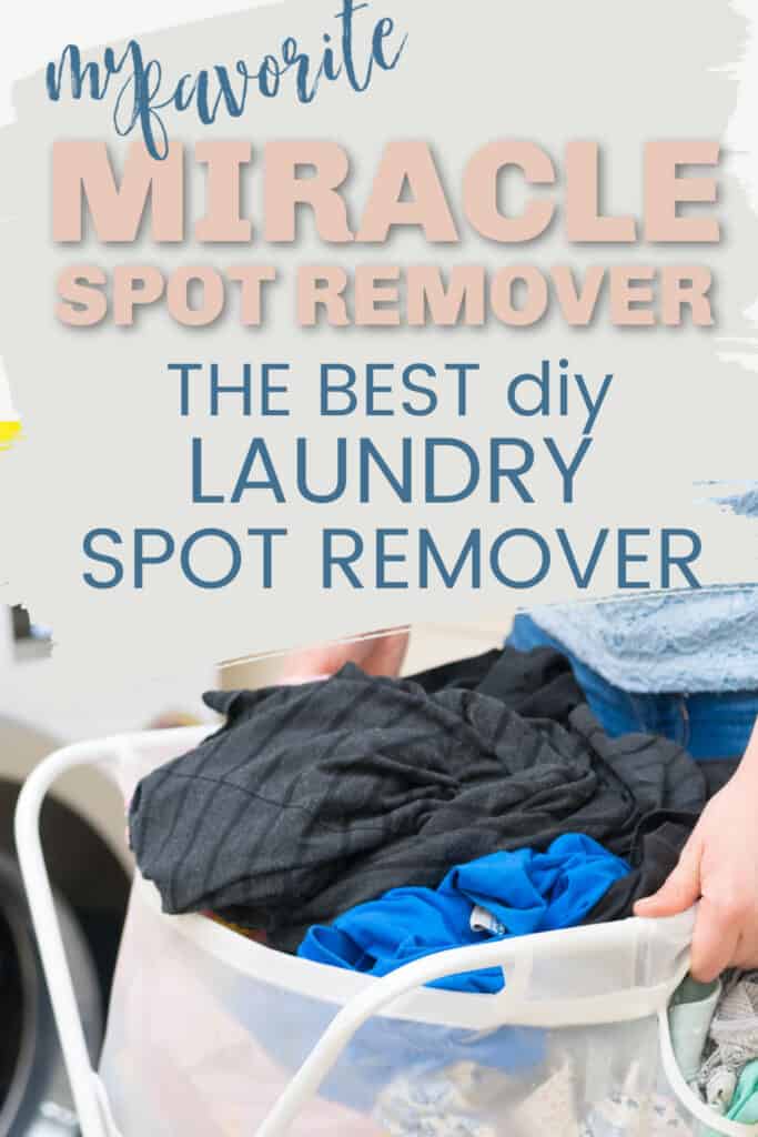 This homemade spot remover really does the job, and it is very inexpensive and easy to make. Removes yellow underarm stains, blood stains, and more.