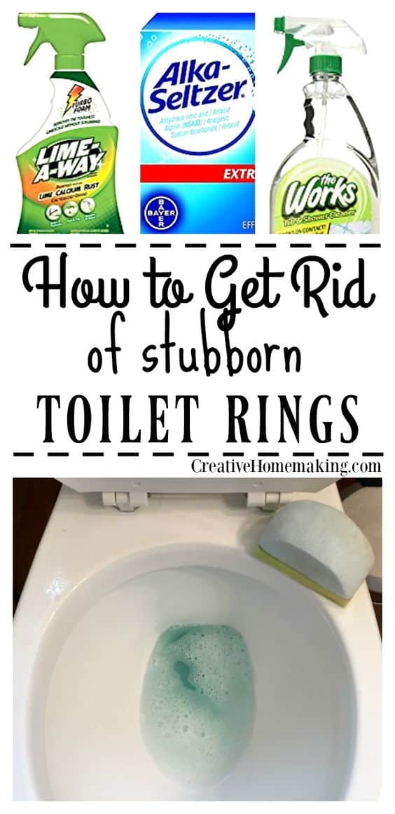 How to Remove Stubborn Toilet Rings - Creative Homemaking