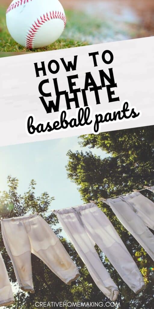 Get ready to hit a home run with our ultimate guide to cleaning white baseball pants! Say goodbye to dingy, discolored pants and hello to bright, fresh gear. Pin now for a winning clean every time!