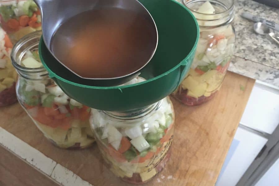 My favorite beef stew recipe for canning.