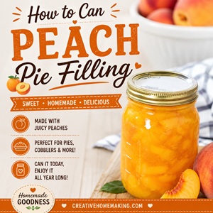 Capture the sweet flavor of fresh peaches with this easy Peach Pie Filling recipe! Learn how to make and safely can homemade pie filling that's perfect for pies, cobblers, crisps, cheesecakes, and more. A delicious pantry staple you'll enjoy all year long.
