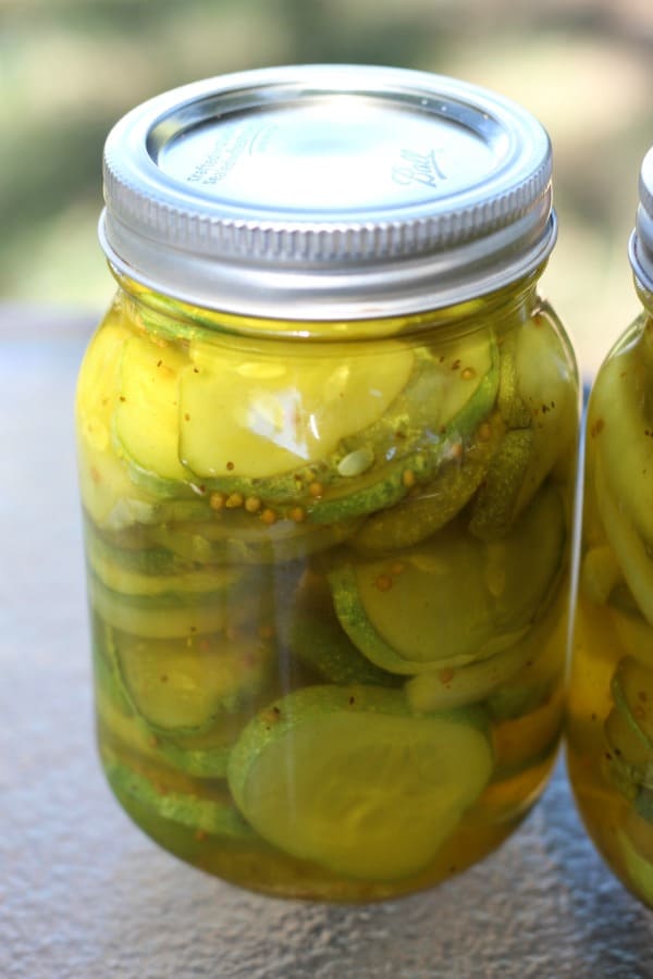 Bread and Butter Pickles canning recipe