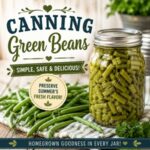 Learn how to can fresh green beans and enjoy your garden harvest all year long! This easy step-by-step canning tutorial is perfect for beginners and a great way to stock your pantry with homegrown goodness. Serve them with weeknight dinners, holiday meals, soups, stews, and casseroles.