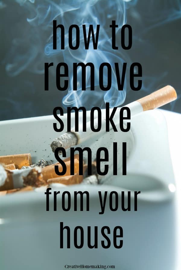 How to remove smoke smell from your house quickly and effectively.