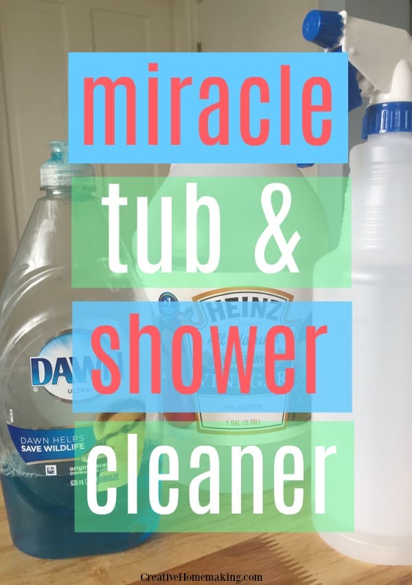 Homemade Glass Cleaner with Vinegar! {miracle cleaner}