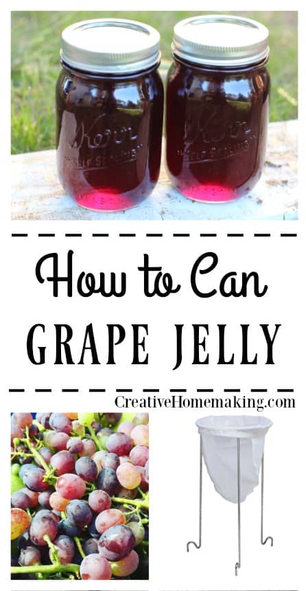 Canning grape jelly. Learn how to can grape jelly like grandma used to make. Easy recipe for beginning canners.