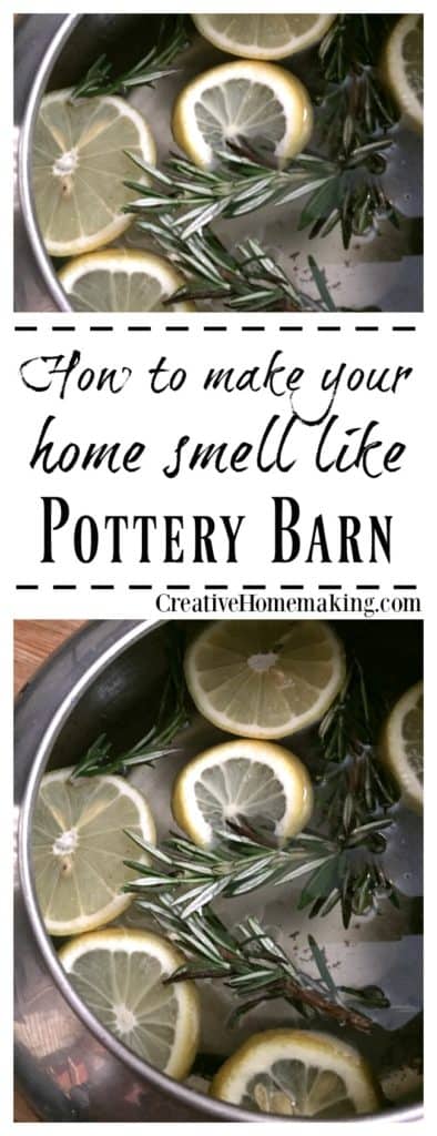 How to make your house smell like Pottery Barn