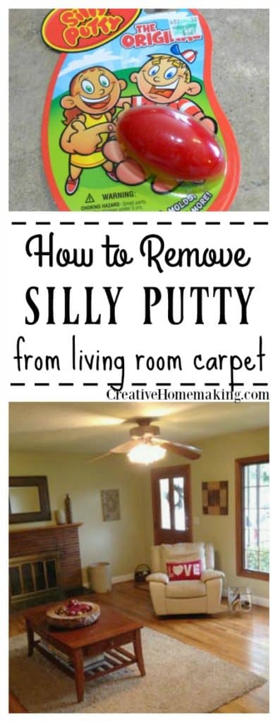 removing silly putty or slime from carpet