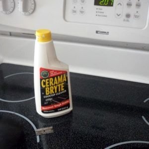 Easily clean and/or remove a scratch from your black ceramic glass stove top or cooktop with these helpful tips.